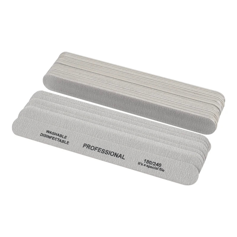 Professionelle 10er Nagelfeilen aus Holz & Schleifpapier für präzise Nagelpflege