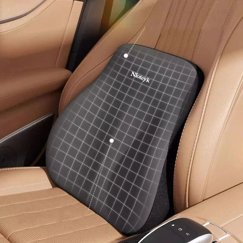 Ergonomisches Auto Lendenstützkissen mit Memory Foam – Komfort - Rückenschutz