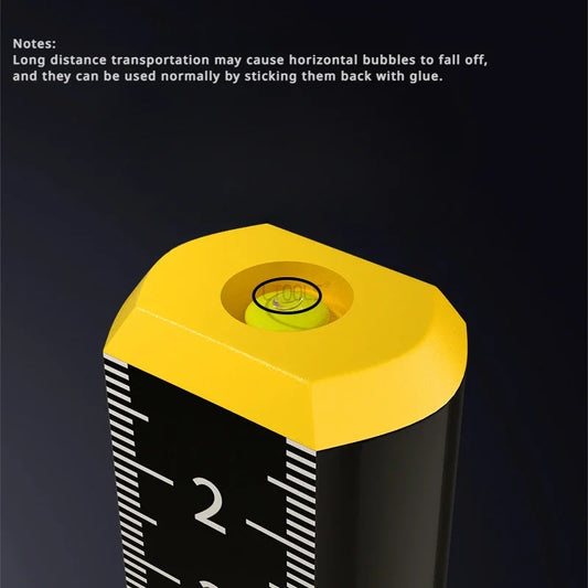 Präzisions-Nivellierlineal für Decken - Bodenfliesen – Magnetisch - Höhenmessung