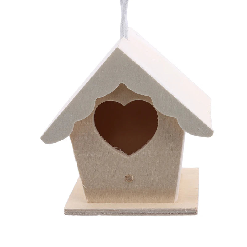 Hängendes Holz Vogelhaus für Garten - Gemütliche Vogelheim