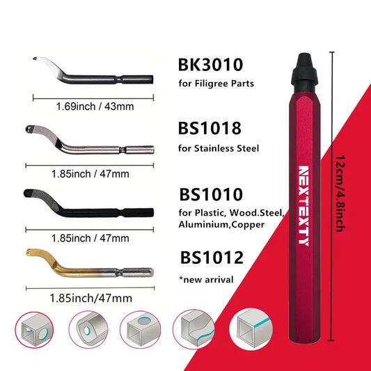 Präzisions Entgratungswerkzeug HSS Stahl für Metall Kunststoff 3D DIY