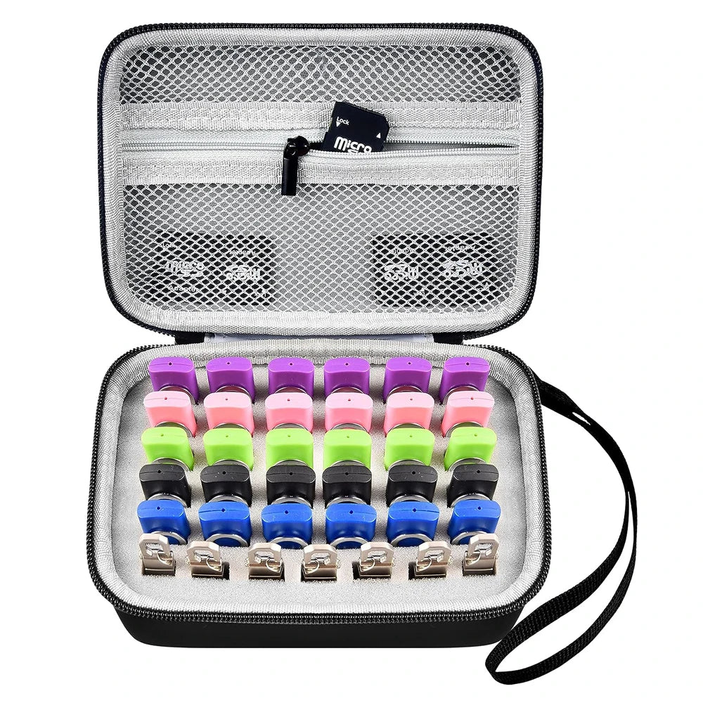 Speicherkarten Organizer für USB Sticks SD SDXC SDHC Karten bis 48 Stück