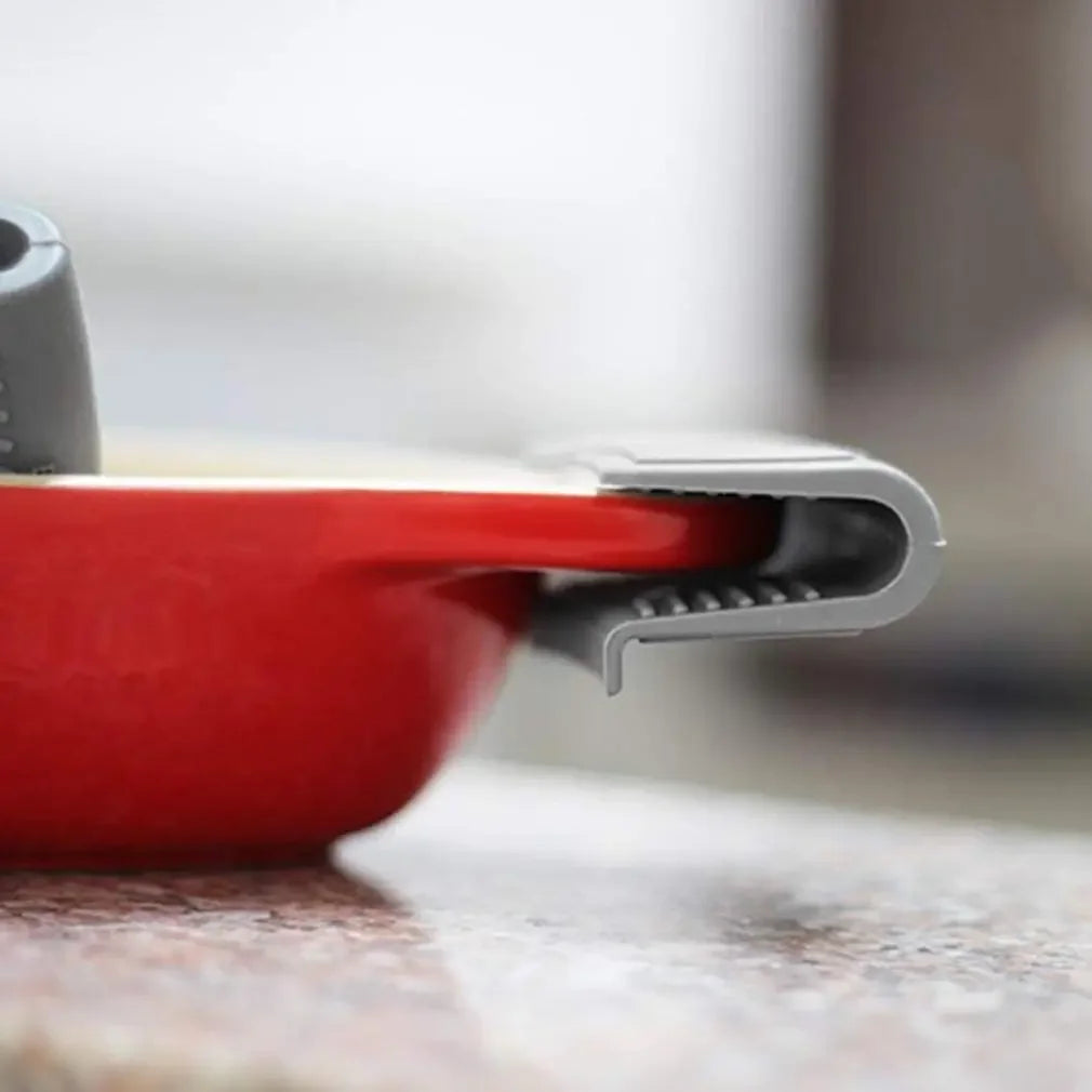 Silikon Topfgriff Schutz - Hitzeisolierung – 2er Set Ofenhandschuh