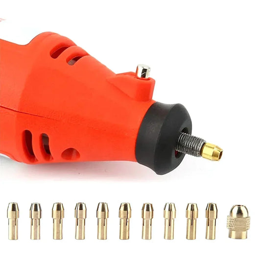 11-teiliges Mini Bohrfutter Set für präzises Arbeiten mit Drehwerkzeugen