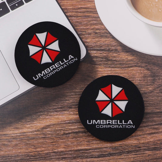 2er Set wasserdichte Auto Untersetzer mit Cartoon Design