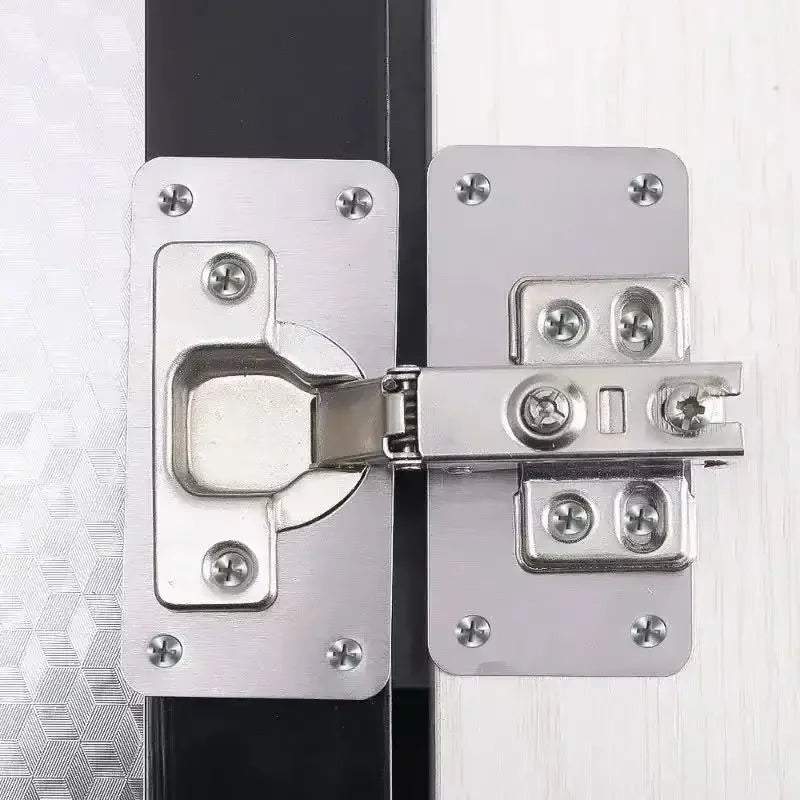4er Set Reparaturplatten aus Edelstahl für Möbel Schubladen - Tische