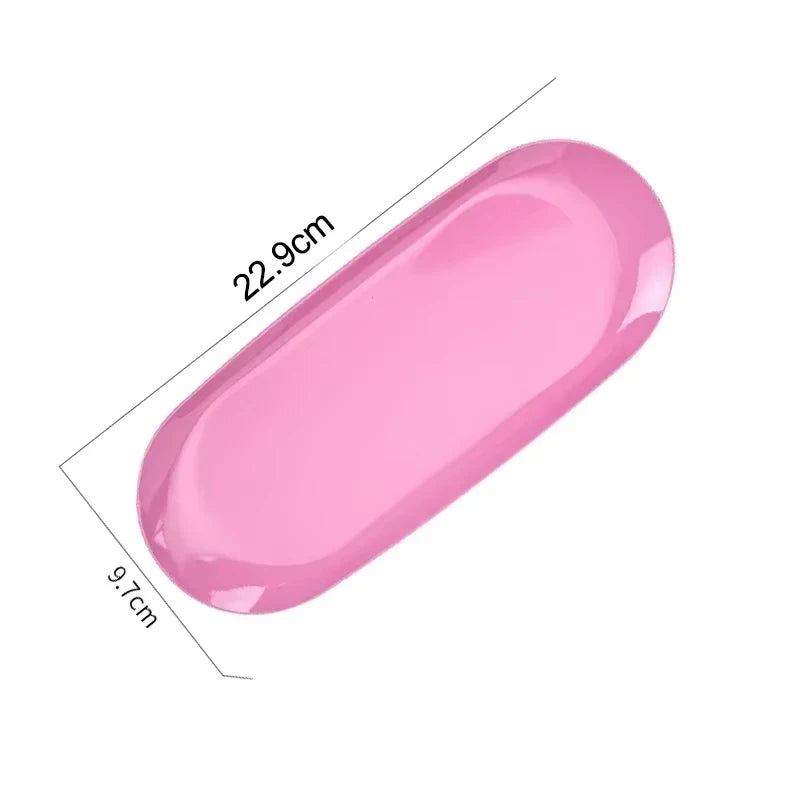 Edelstahl Kosmetik Ablage für Maniküre und Nail Art Werkzeuge