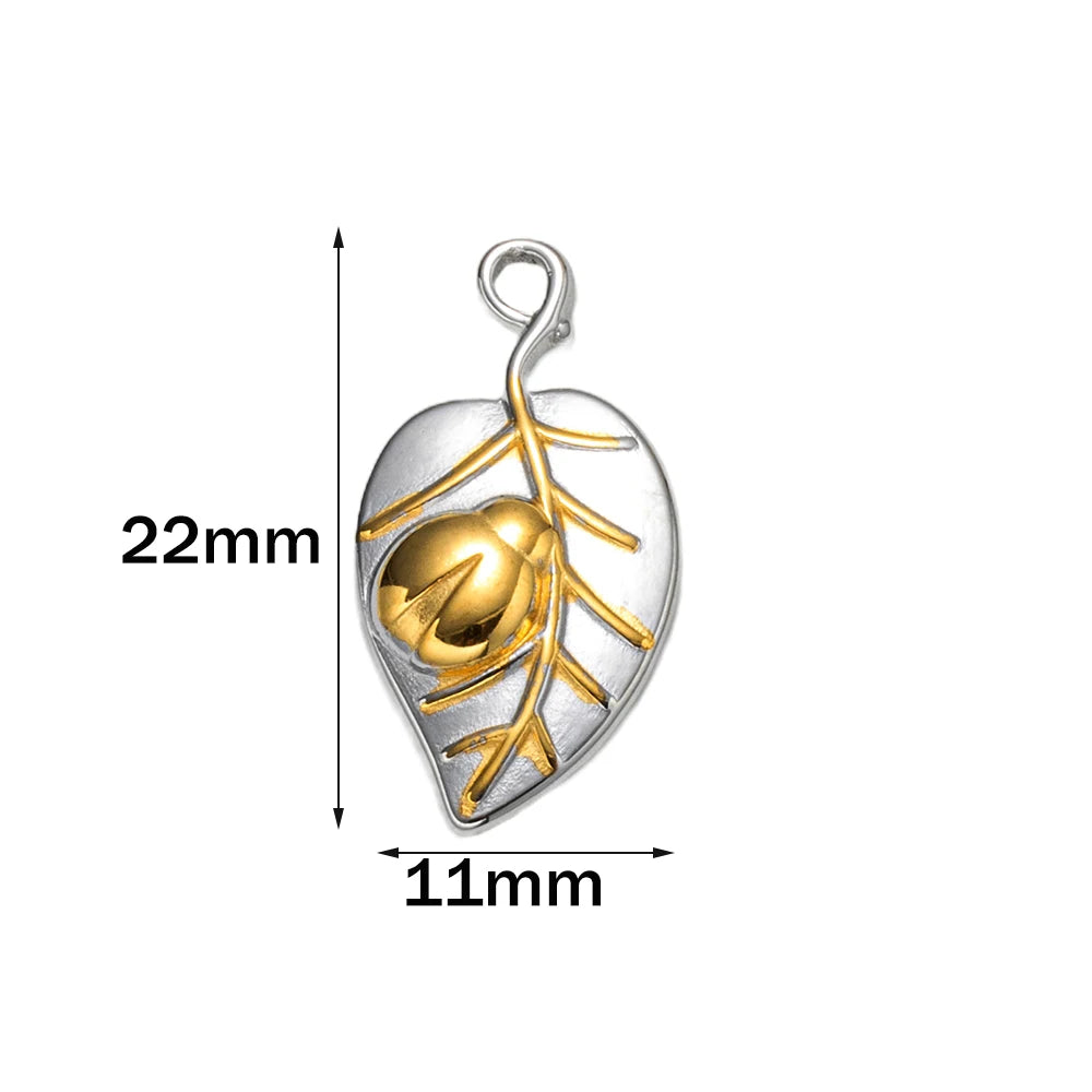 Edelstahl Charms Set mit Muschel - Seestern für Schmuckdesign