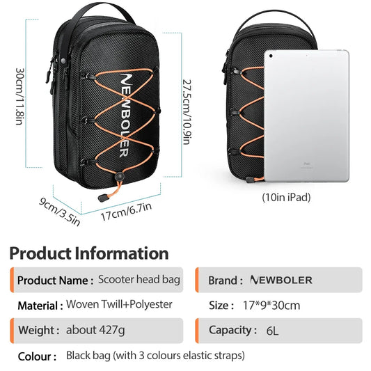 NEWBOLER 6L Elektrische Roller Front Tasche für Xiaomi Roller-Yabubest - Home & More