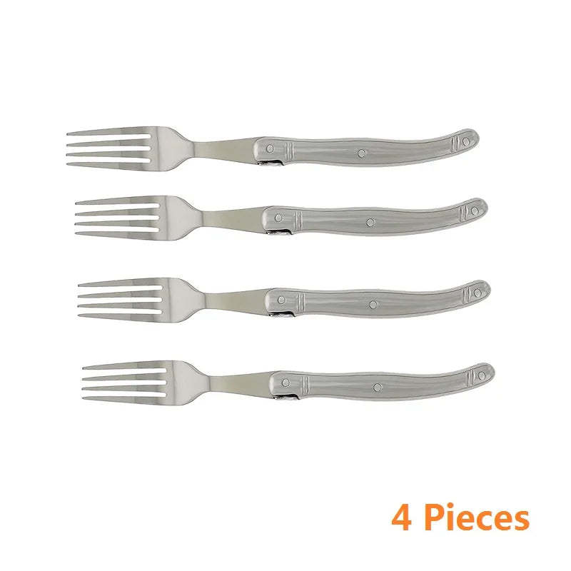 Elegantes Steakmesser Set aus Edelstahl für stilvolles Dinner zu Hause