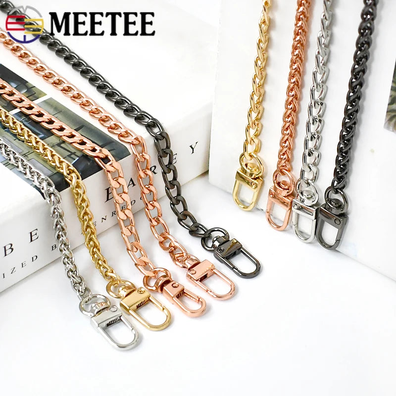 Metall Ketten Schulterriemen 100 120 cm Ersatz für Geldbörse Tasche
