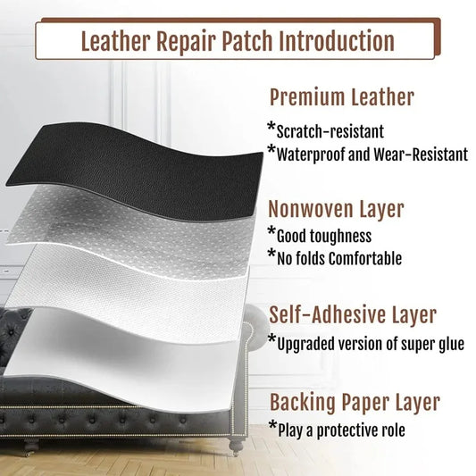 Selbstklebendes Leder Reparatur Patchband für Sofa Kleidung Schuhe-Yabubest - Home & More