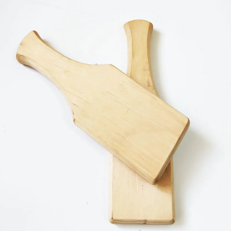 Tonpaddel Keramikwerkzeug aus Holz für Handbau und Küche glatt