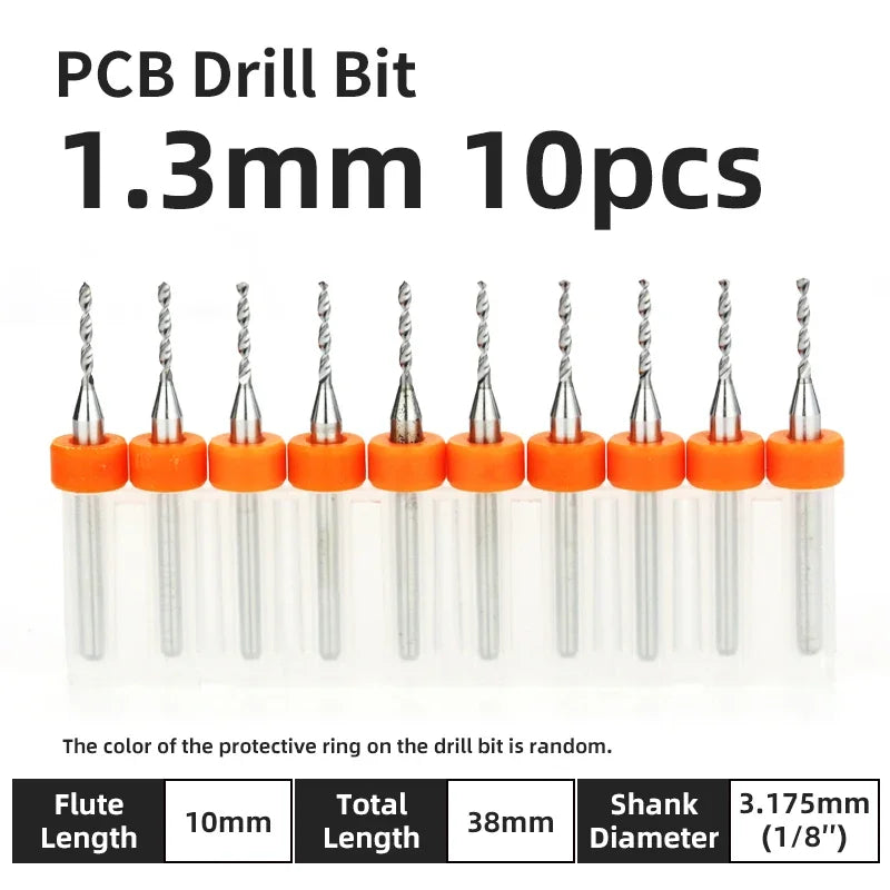 Präzisions Mikrobohrer Set Wolframkarbid für PCB Holz CNC 0.1-3.175mm