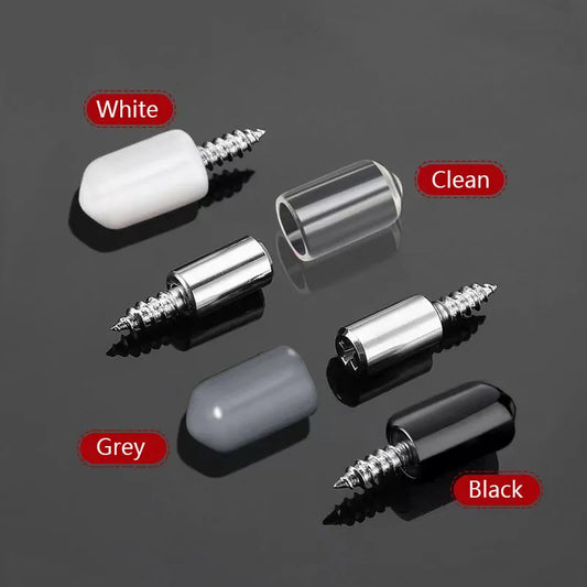 8/20er Set selbstschneidende Kreuzschrauben Gummihülse für Möbel & Glas