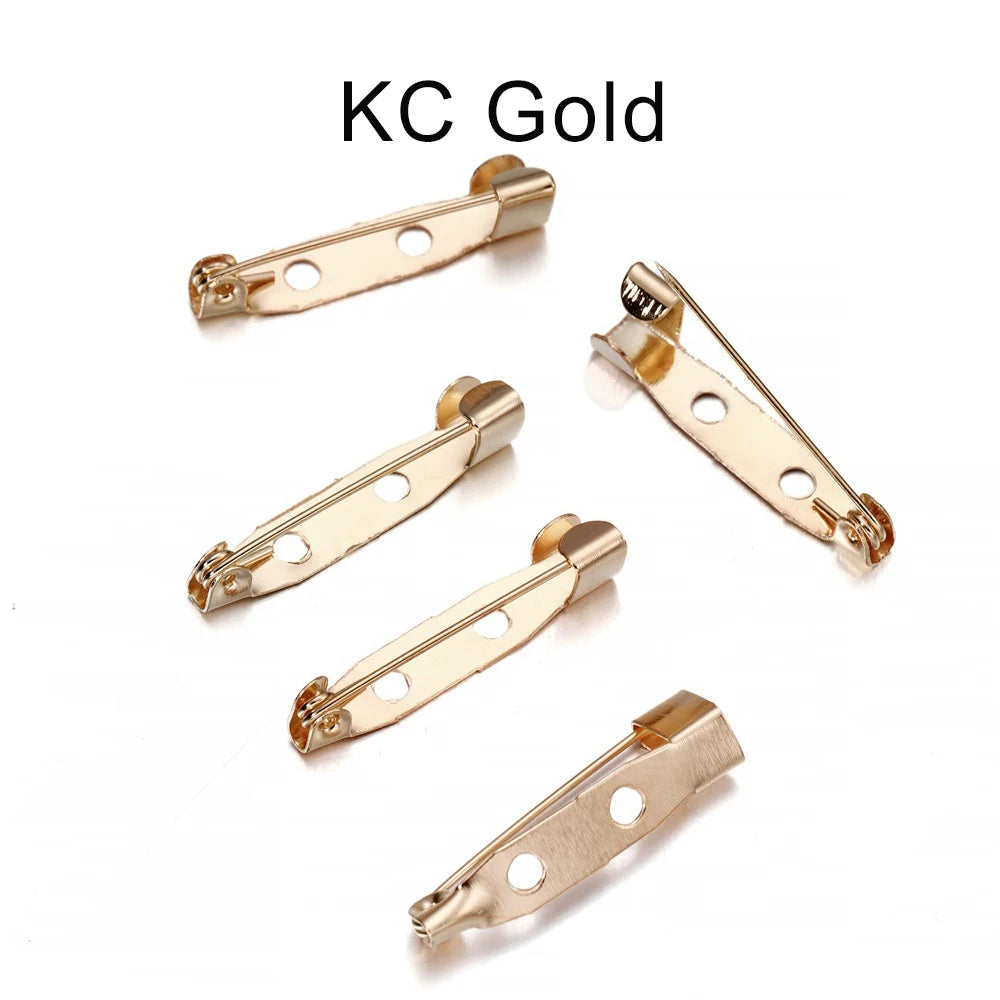 50er Set Brosche Clip Basis Pins in 15-40mm – DIY Schmuckzubehör-Yabubest - Home & More