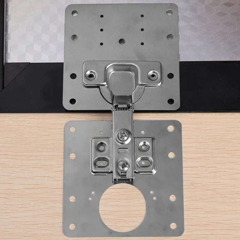Robustes Edelstahl Scharnier Reparatur Kit mit Schrauben – 9x9 - 9x5 cm