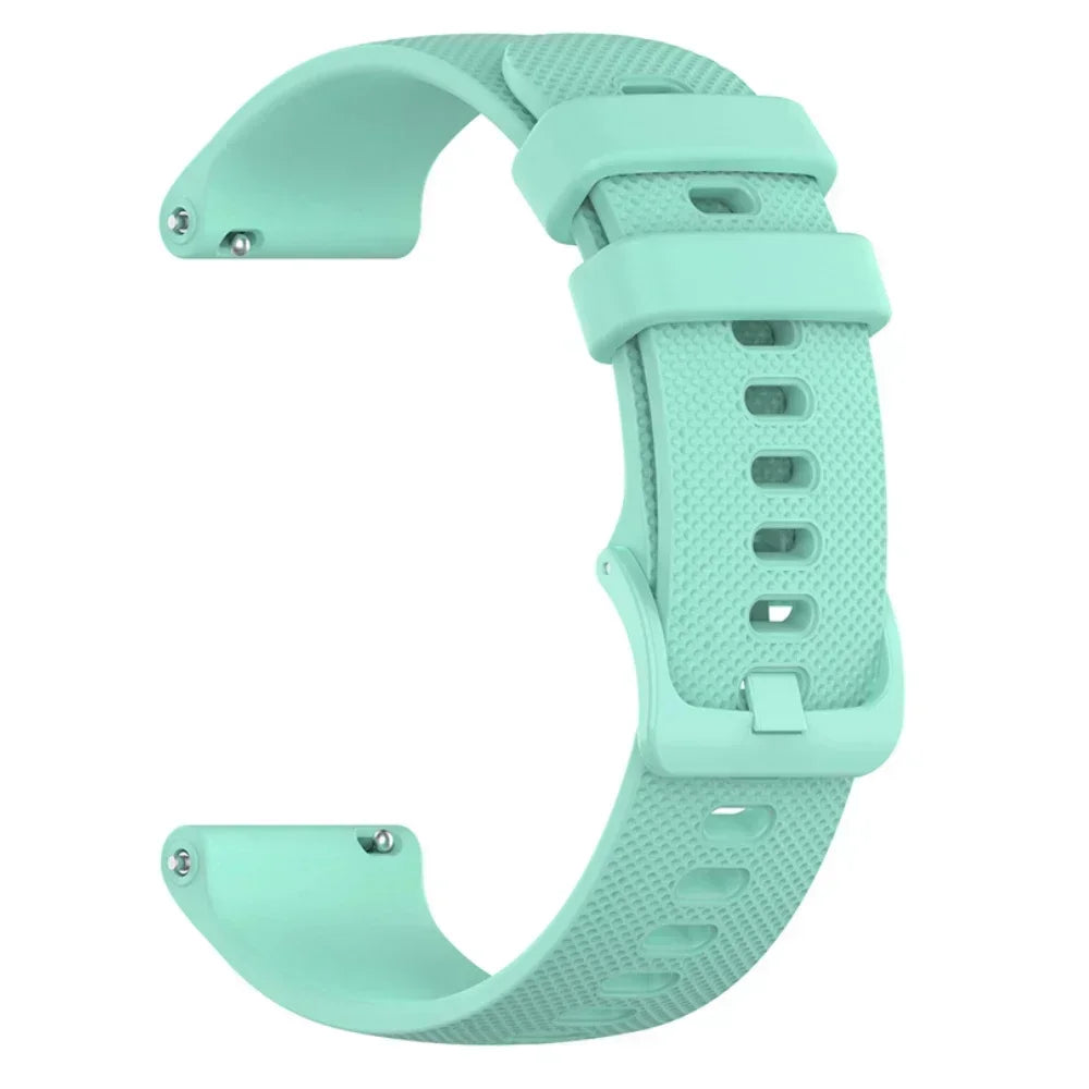 Flexibles Silikon-Sportarmband 20/22 mm – Komfort - Halt für Garmin - Co.