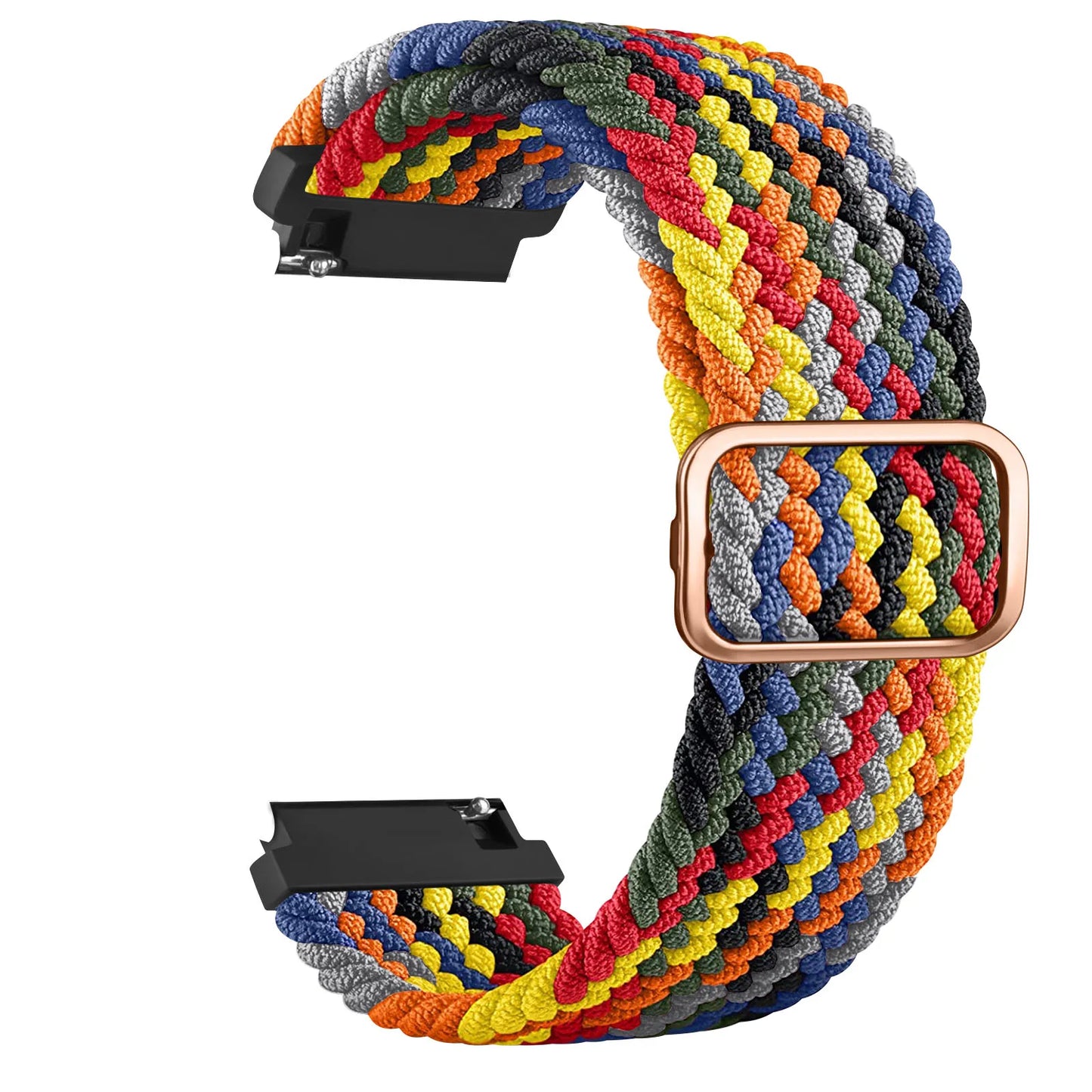 Elastisches Nylon-Sportarmband kompatibel mit Huawei Watch 42/46 mm unisex