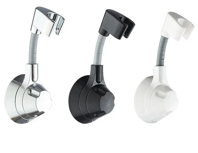 Bohrenfreier Duschkopfhalter mit Saugnapf – Einstellbar & Multi-Winkel