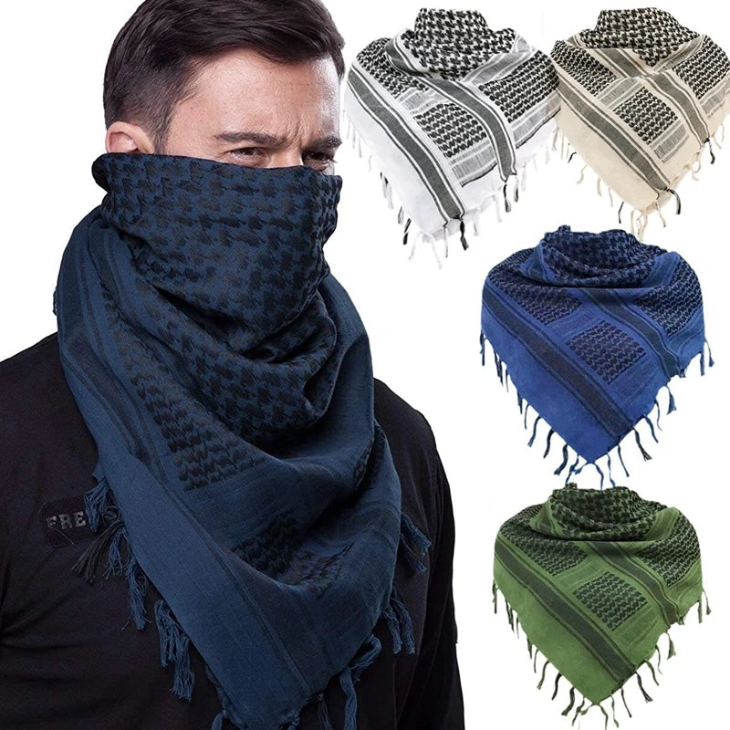 Taktischer Shemagh Schal 136x133cm Winddicht und Staubdicht für Outdoor