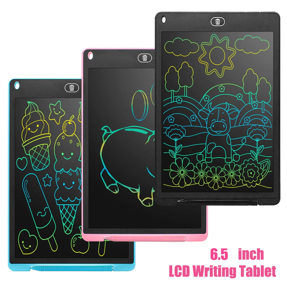 Kreatives 6,5 LCD Schreibtablet – bunt, umweltfreundlich - pädagogisch ideal