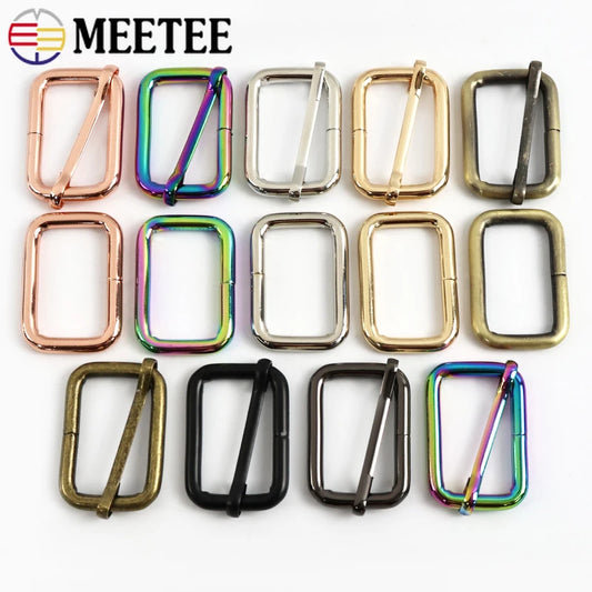 Rechteckige Metallringe Schnallen für Taschen und Gurte