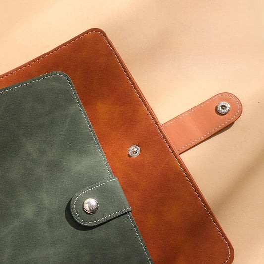 A5 A6 A7 PU Notizbuch Hülle DIY Ringbuch für Tagebuch Agenda Fotoalbum