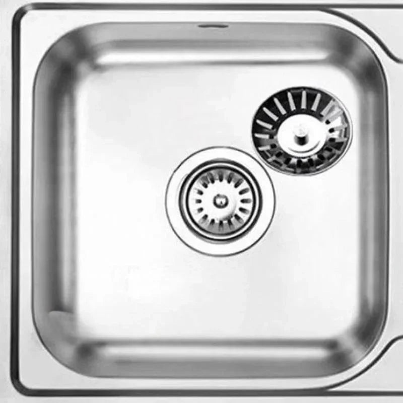 Hygienisches 2er-Set Edelstahl Sieb & Stopper für 8 cm Küchenabfluss, Silber & Gold