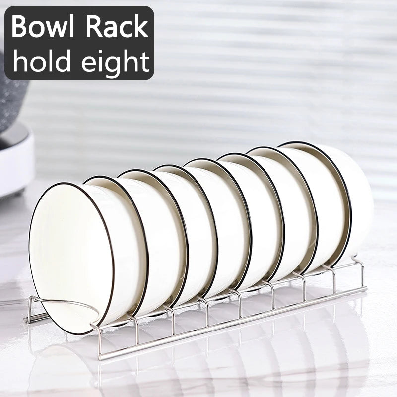 Kompaktes Abtropfgestell Set für Küche - 1 Etage, rostfrei, mit Utensilienhalter