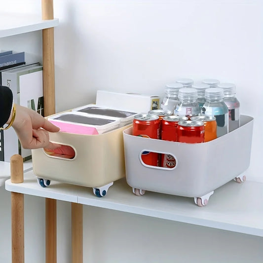 4/8x Selbstklebende Rollen für Lagerboxen Möbel Haushalt Boden Caster