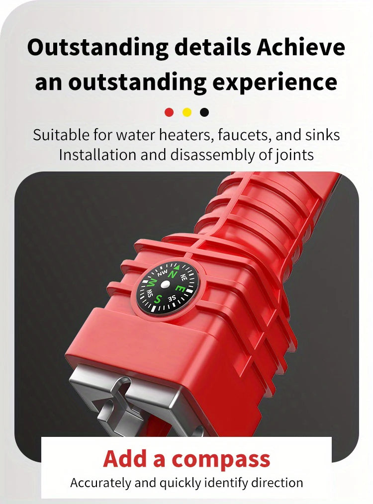 Reparaturwerkzeug-Set 18-in-1 und 24-in-1 für Bad- und Küchenarmaturen-Yabubest - Home & More