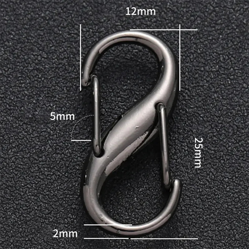 Flexibel - robust: 5/10/20 verstellbare Metallschnallen aus Zinklegierung, 27x13mm