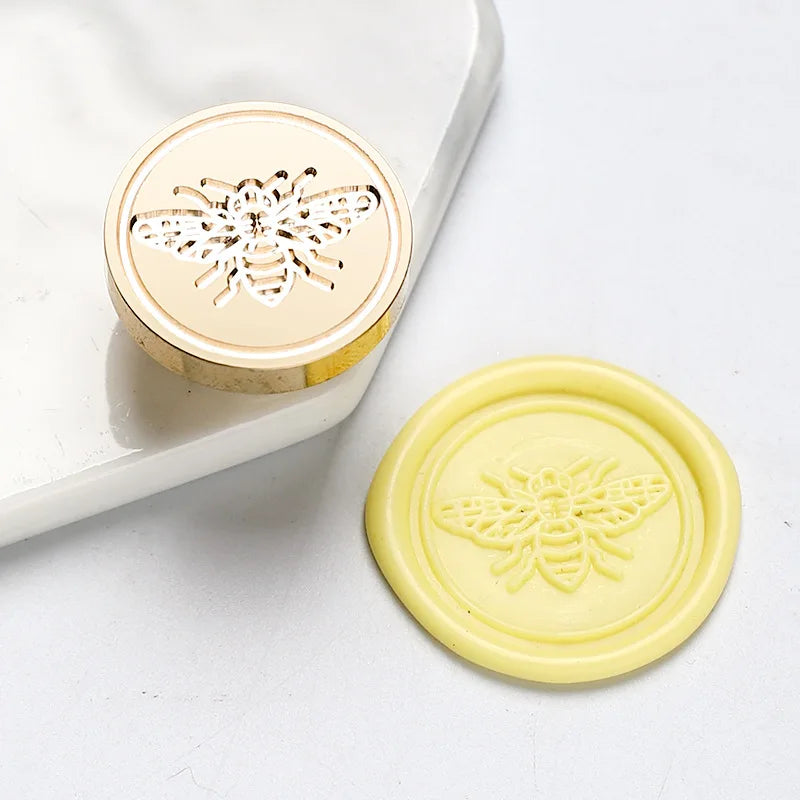 Sternenhimmel Lotus Rosenmuster Wachssiegel Stempel, Retro Stil