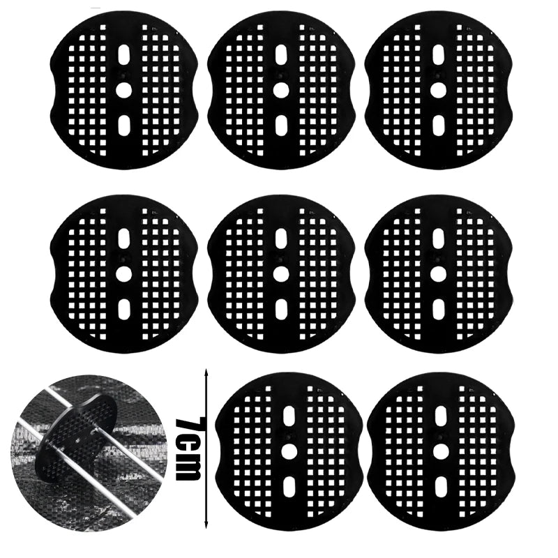 Robuste Kunststoff-Heringe für sichere Gartenbefestigung