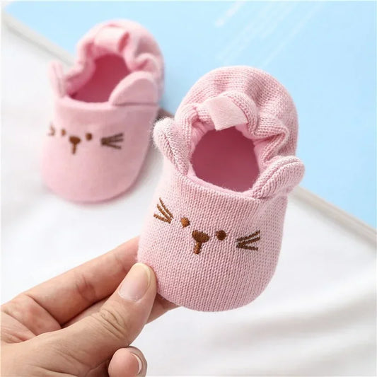 Weiche Baby-Lauflernschuhe mit rutschfester Sohle für 0-18 Monate