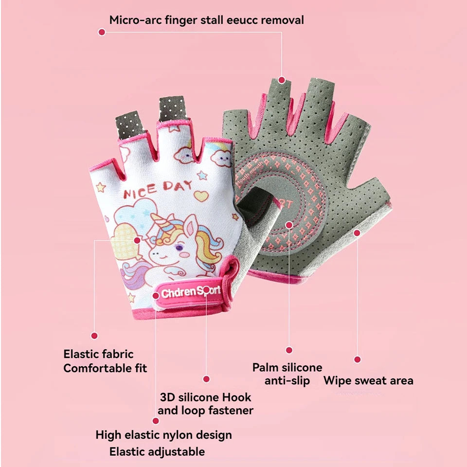 Sicherer Halt - Komfort: Kinderhandschuhe mit rutschfester Polsterung, 3 Designs