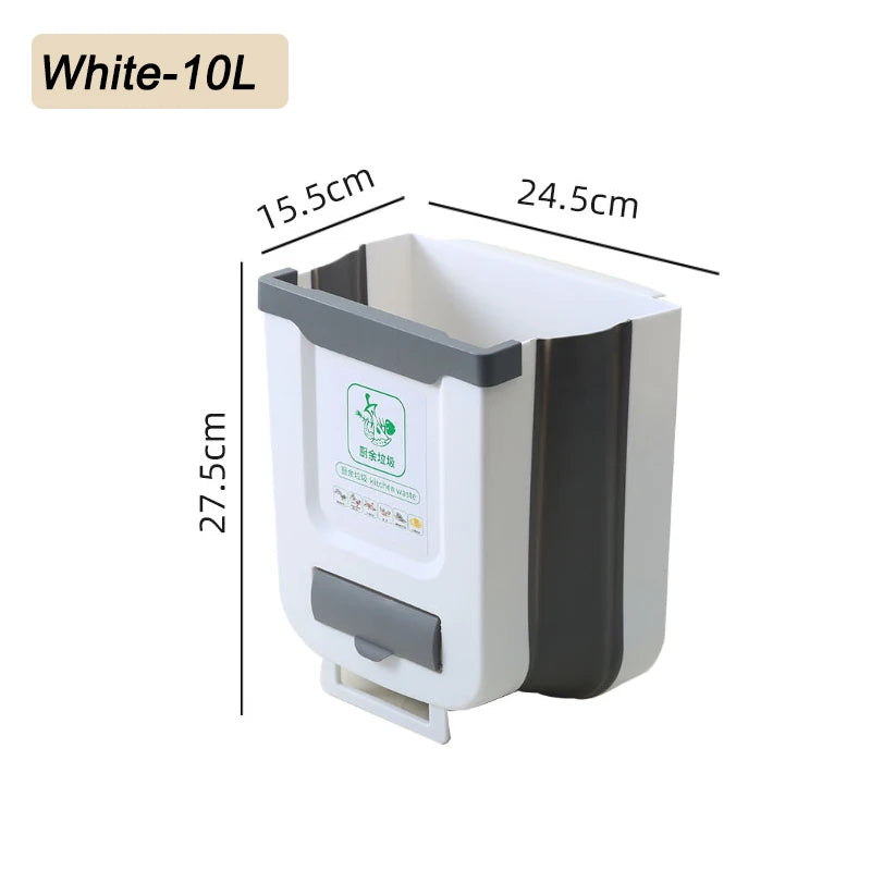 Faltbarer Wand-Mülleimer für Küche und Schrank zur platzsparenden Aufbewahrung