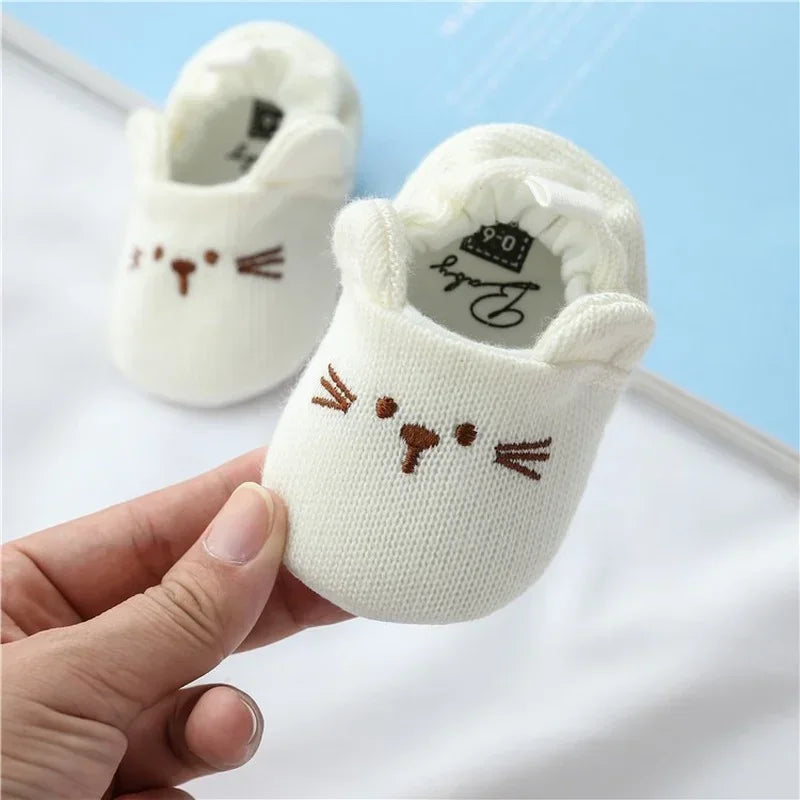 Weiche Baby-Lauflernschuhe mit rutschfester Sohle für 0-18 Monate
