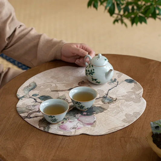 Dekorative Stoff Tischunterlage modernes Design für Tee und Heimdeko