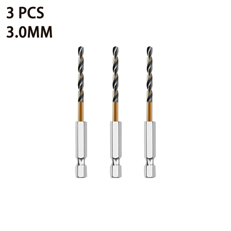 3/7/13PCS Spiralbohrer Set mit Hex Schaft für Holz und Metall