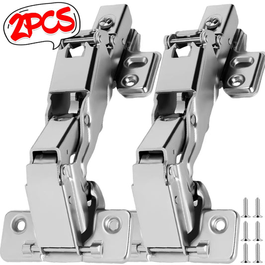 165° Eckfaltscharnier aus Stahl mit Schrauben für Küchen- und Badmöbel