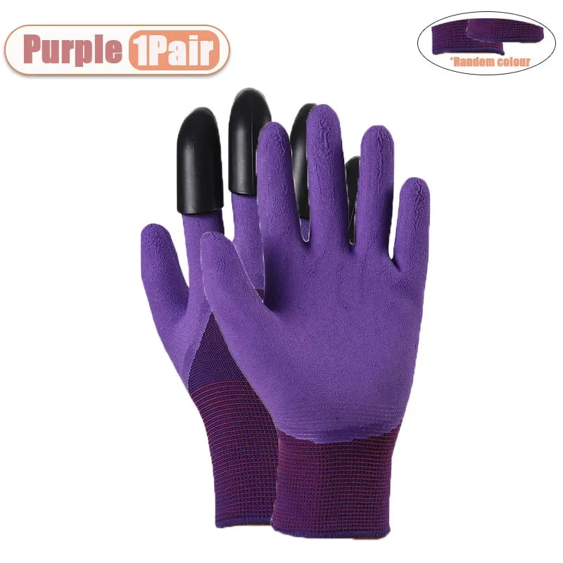 Robuste Gartenhandschuhe mit Krallen für sicheres Arbeiten im Freien