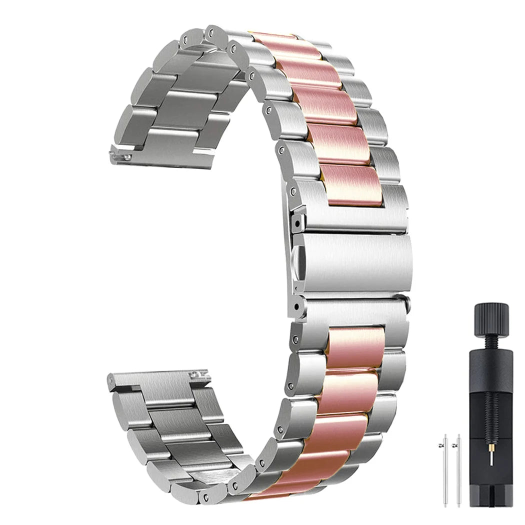 Elegantes Edelstahl-Armband für Huawei Watch 42/46mm – robust - zeitlos unisex