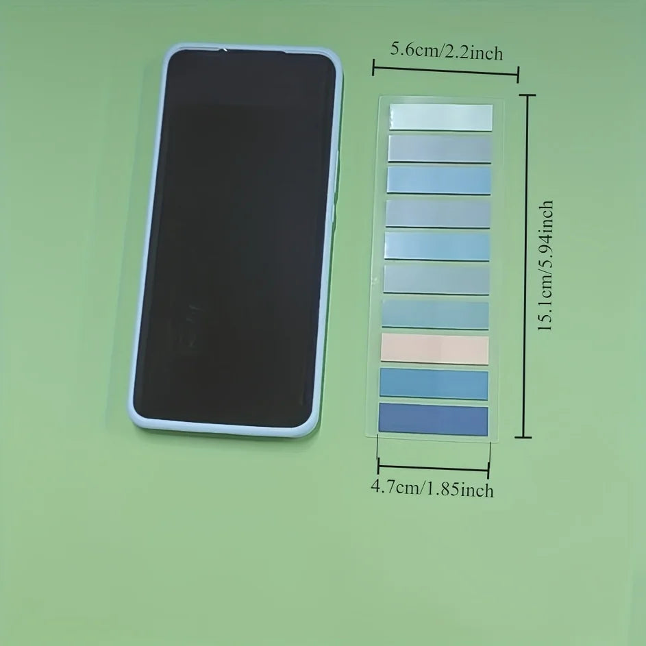 Transparente PET Indexaufkleber selbstklebend zur Organisation und Markierung