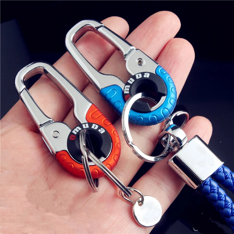 Robuster Edelstahl-Schlüsselbund 3er Set mit Karabiner – Sicher - Vielseitig
