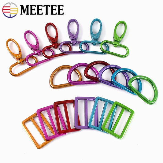 Metall Schnallen Set 20-38mm für Taschen Gürtel Hundehalsbänder DIY Zubehör