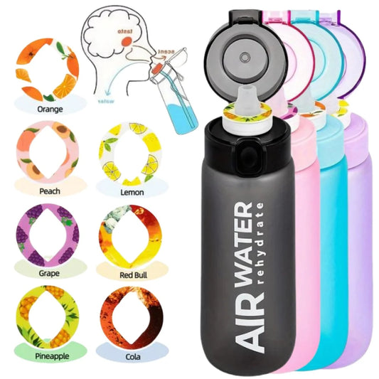 Erfrischende 750 ml Sportflasche mit 7 Fruchtschoten – 0 Zucker, BPA-frei