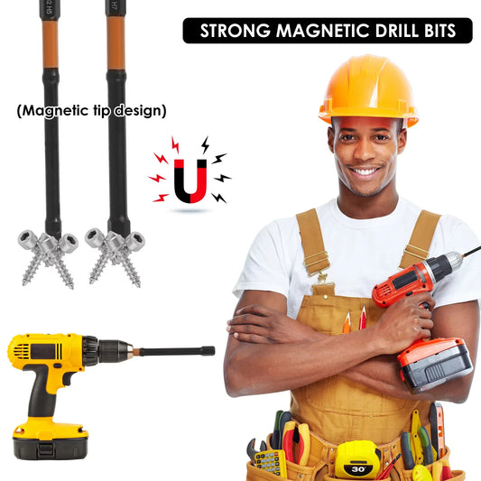10/20-tlg Impact Hex Schraubendreher Set Magnetisch S2 Stahl Adapter