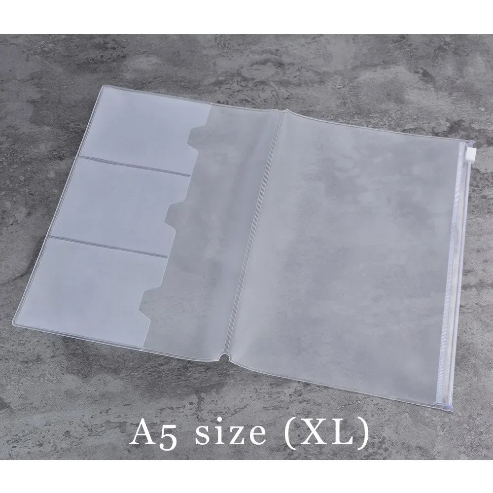 PVC Reißverschlusstasche Notebook Aufbewahrung Kartenhalter Planer Zubehor
